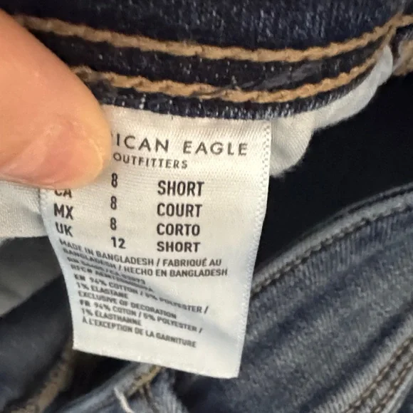 American Eagle Outfitters Women's Blue Boot Cut Jeans - Picture 4 of 5